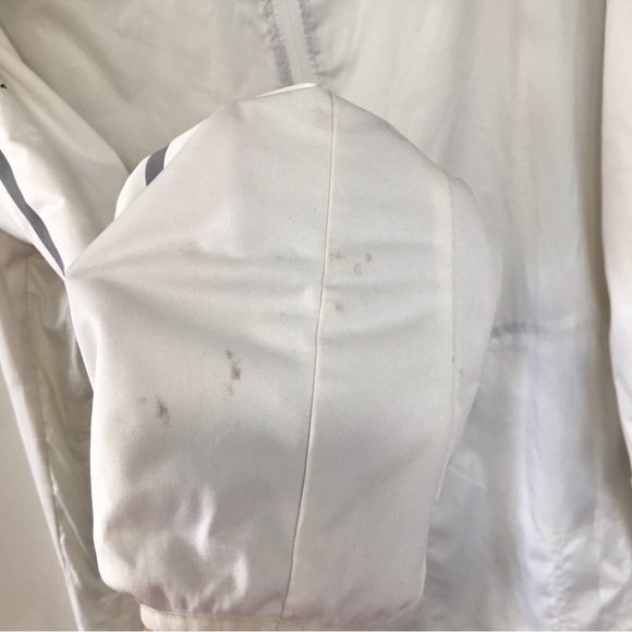 Nike White Golf Men's 1/2 Zip Pullover Jacket Windbreaker - Picture 10 of 11